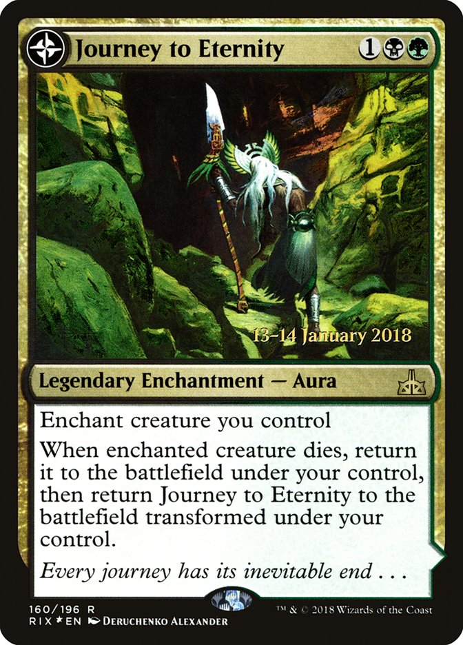 Journey to Eternity // Atzal, Cave of Eternity [Rivals of Ixalan Prerelease Promos] | I Want That Stuff Brandon