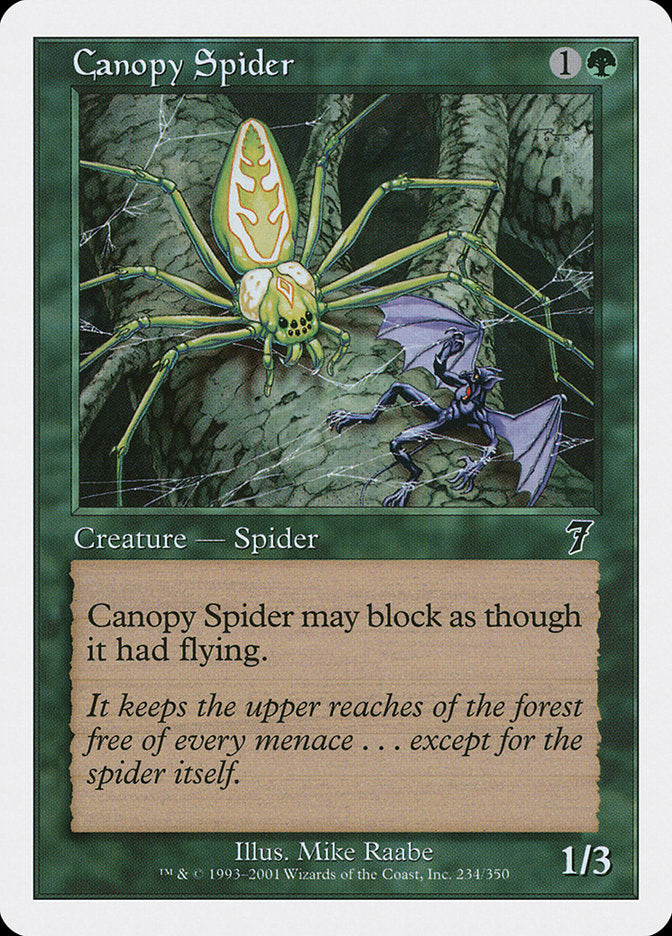 Canopy Spider [Seventh Edition] | I Want That Stuff Brandon