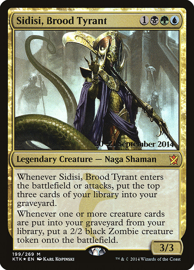 Sidisi, Brood Tyrant [Khans of Tarkir Prerelease Promos] | I Want That Stuff Brandon