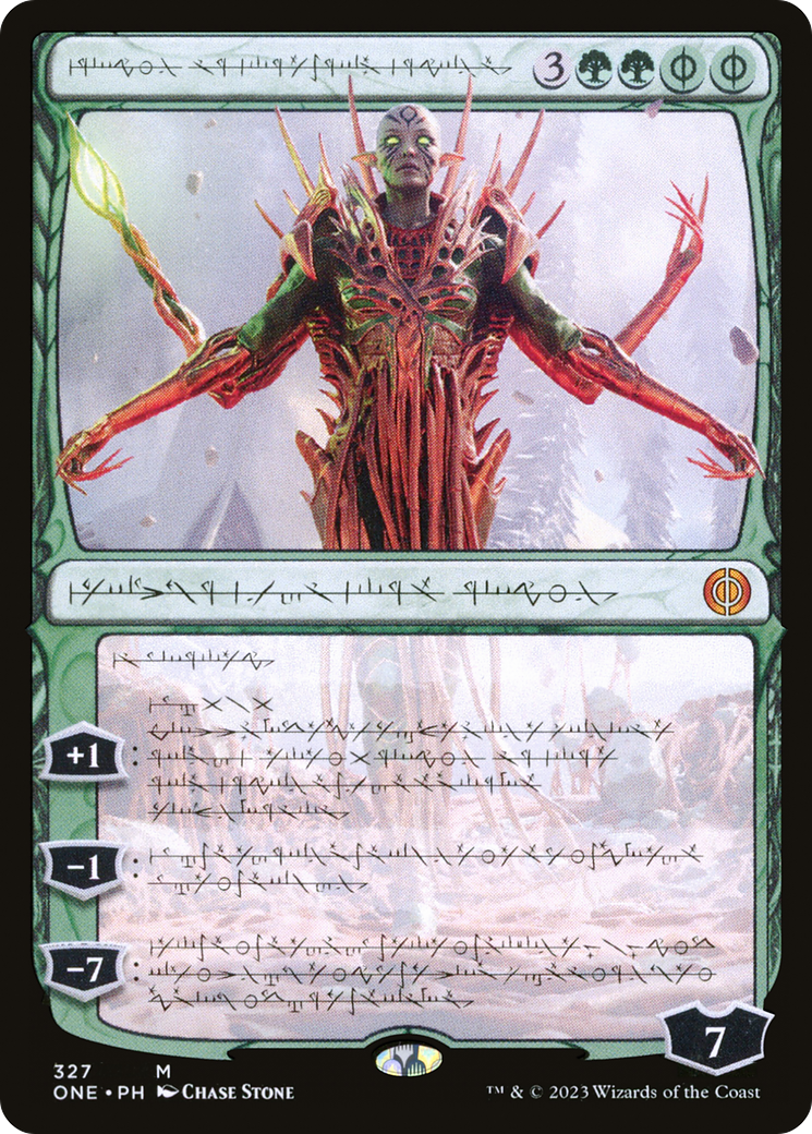 Nissa, Ascended Animist (Phyrexian) [Phyrexia: All Will Be One] | I Want That Stuff Brandon