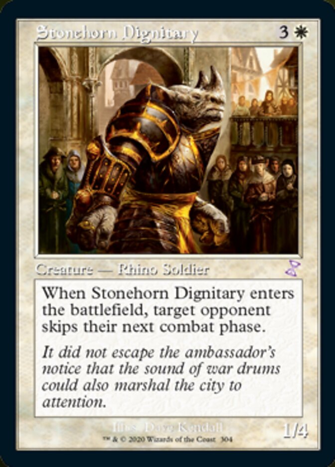 Stonehorn Dignitary (Timeshifted) [Time Spiral Remastered] | I Want That Stuff Brandon