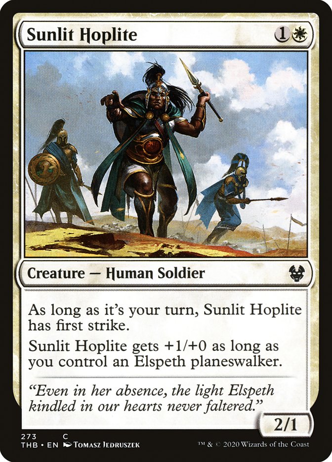 Sunlit Hoplite [Theros Beyond Death] | I Want That Stuff Brandon