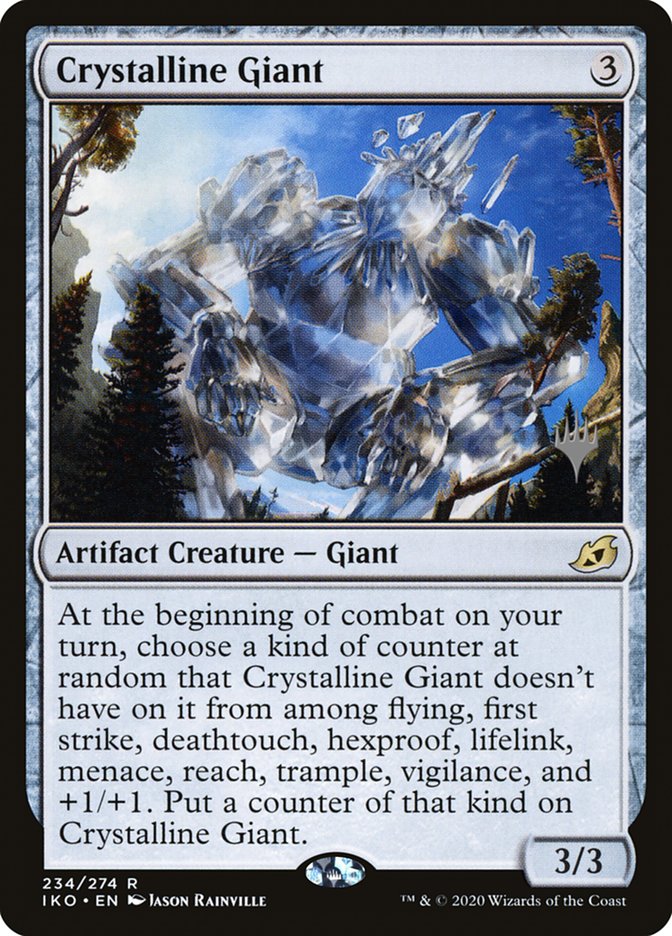 Crystalline Giant (Promo Pack) [Ikoria: Lair of Behemoths Promos] | I Want That Stuff Brandon