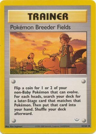 Pokemon Breeder Fields (62/64) [Neo Revelation Unlimited] | I Want That Stuff Brandon