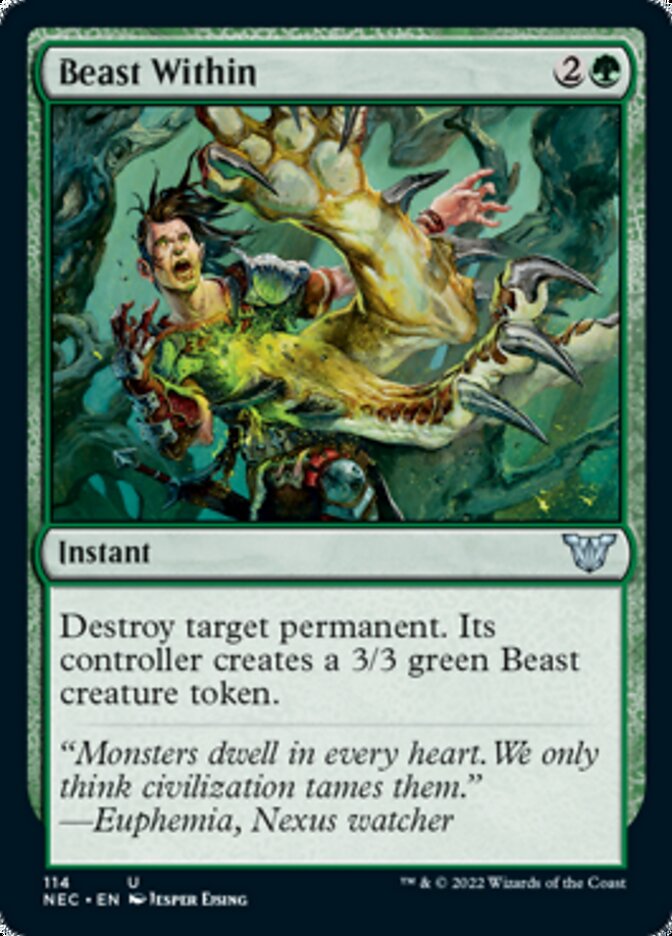 Beast Within [Kamigawa: Neon Dynasty Commander] | I Want That Stuff Brandon