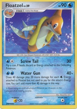 Floatzel (2/12) [Diamond & Pearl: Trainer Kit - Manaphy] | I Want That Stuff Brandon