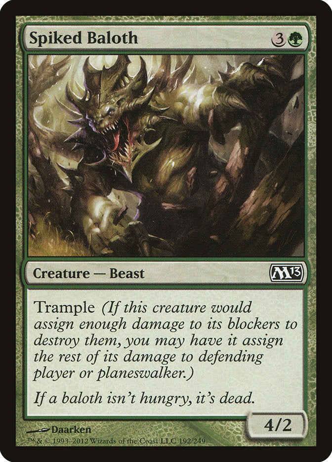 Spiked Baloth [Magic 2013] | I Want That Stuff Brandon