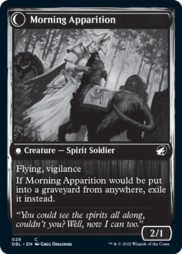 Mourning Patrol // Morning Apparition [Innistrad: Double Feature] | I Want That Stuff Brandon