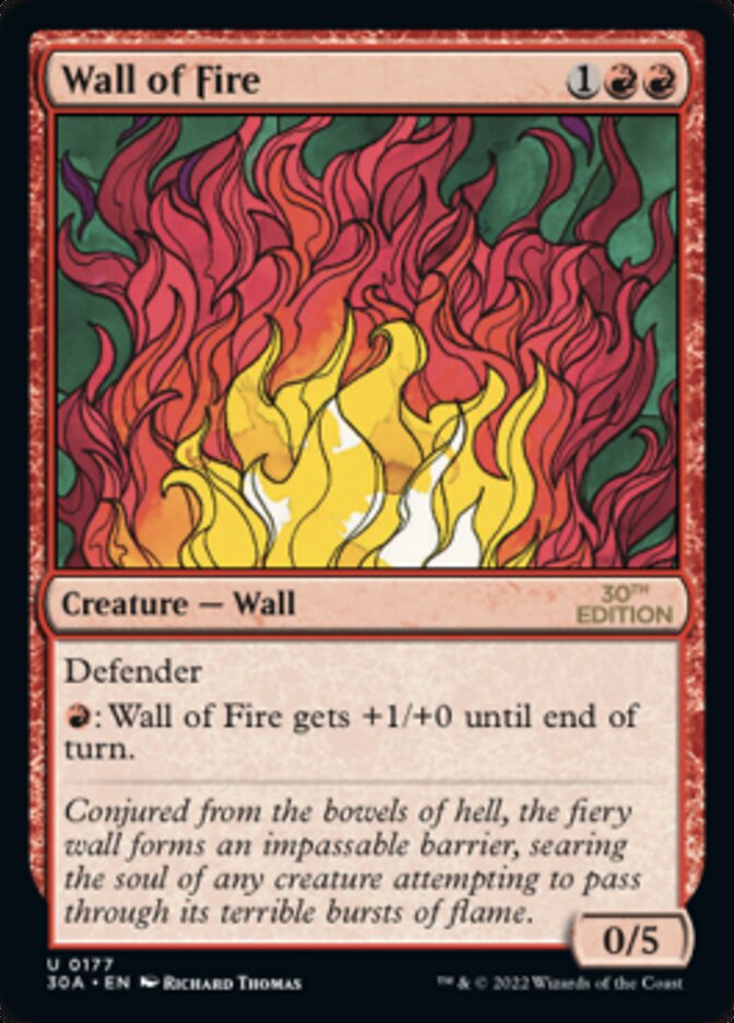 Wall of Fire [30th Anniversary Edition] | I Want That Stuff Brandon