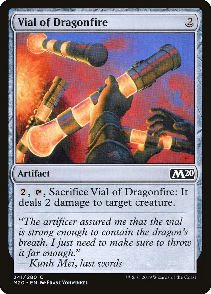 Vial of Dragonfire [Core Set 2020] | I Want That Stuff Brandon