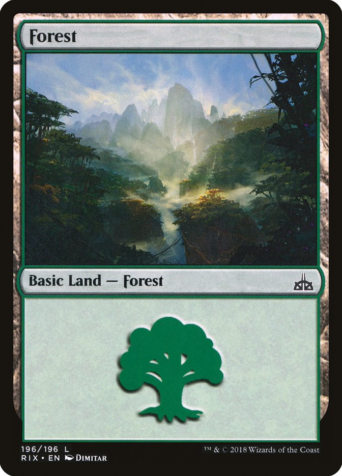 Forest (196) [Rivals of Ixalan] | I Want That Stuff Brandon