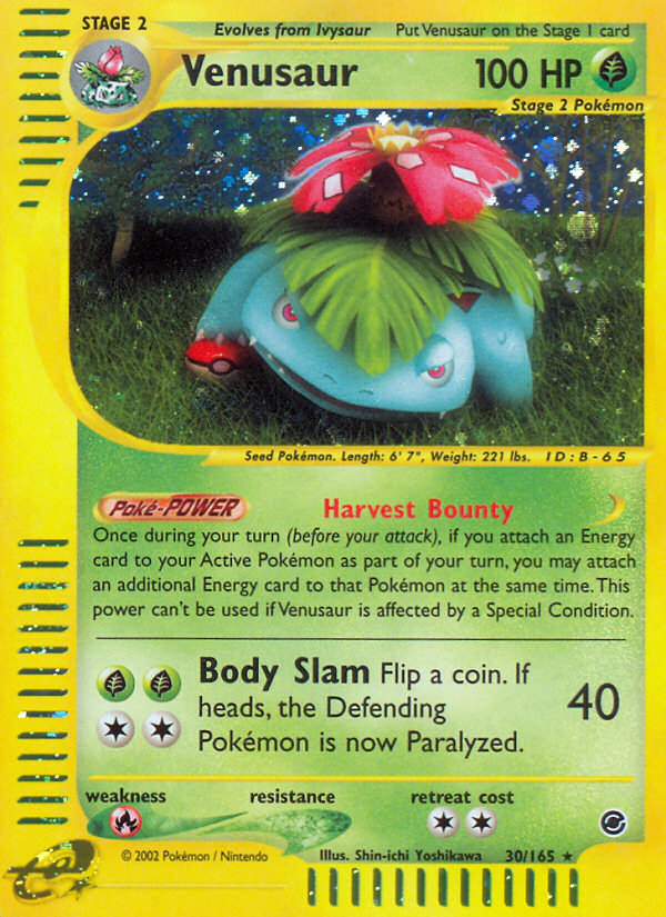 Venusaur (30/165) [Expedition: Base Set] | I Want That Stuff Brandon