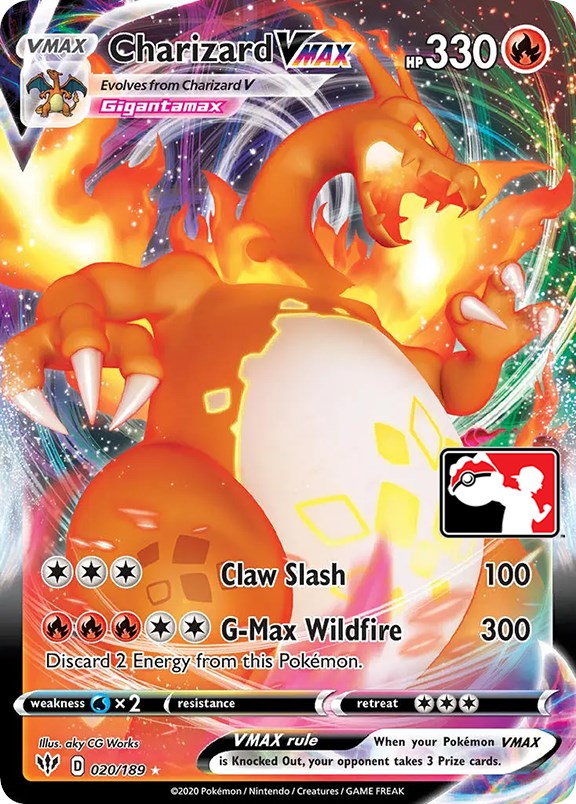 Charizard VMAX (020/189) [Prize Pack Series One] | I Want That Stuff Brandon
