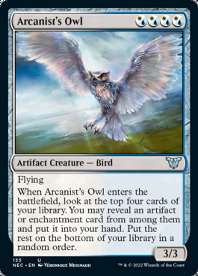Arcanist's Owl [Kamigawa: Neon Dynasty Commander] | I Want That Stuff Brandon