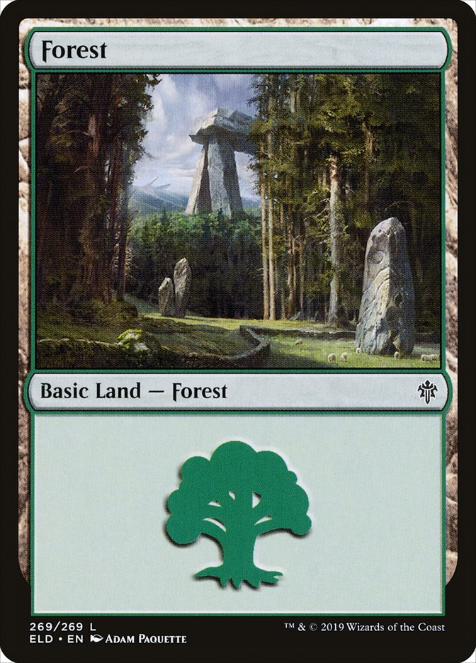 Forest (269) [Throne of Eldraine] | I Want That Stuff Brandon