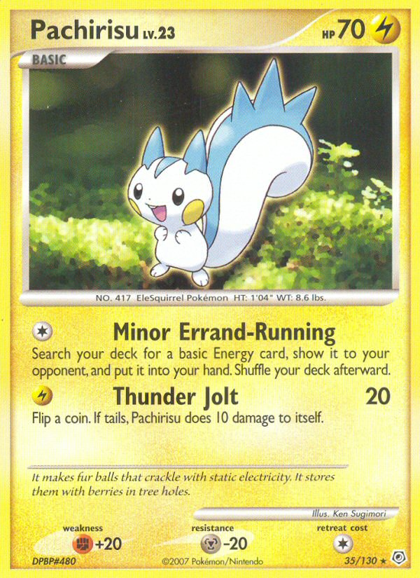 Pachirisu (35/130) [Diamond & Pearl: Base Set] | I Want That Stuff Brandon