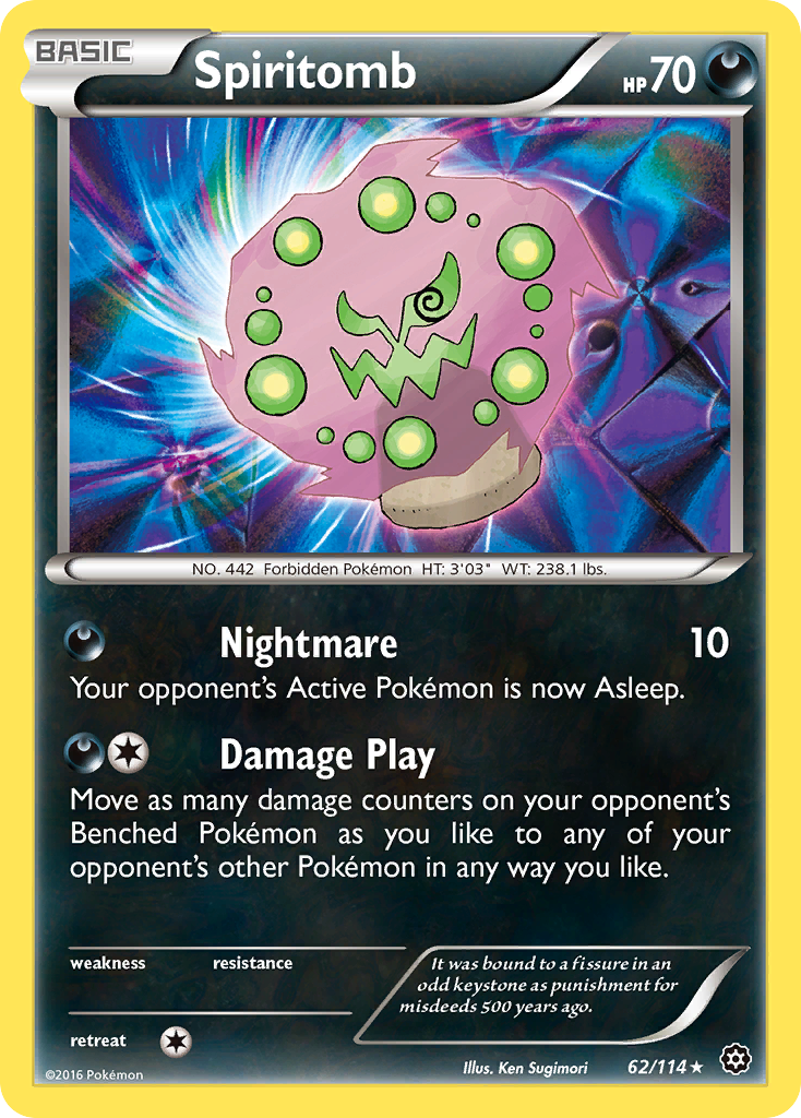 Spiritomb (62/114) [XY: Steam Siege] | I Want That Stuff Brandon