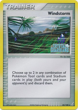 Windstorm (85/100) (Stamped) [EX: Crystal Guardians] | I Want That Stuff Brandon