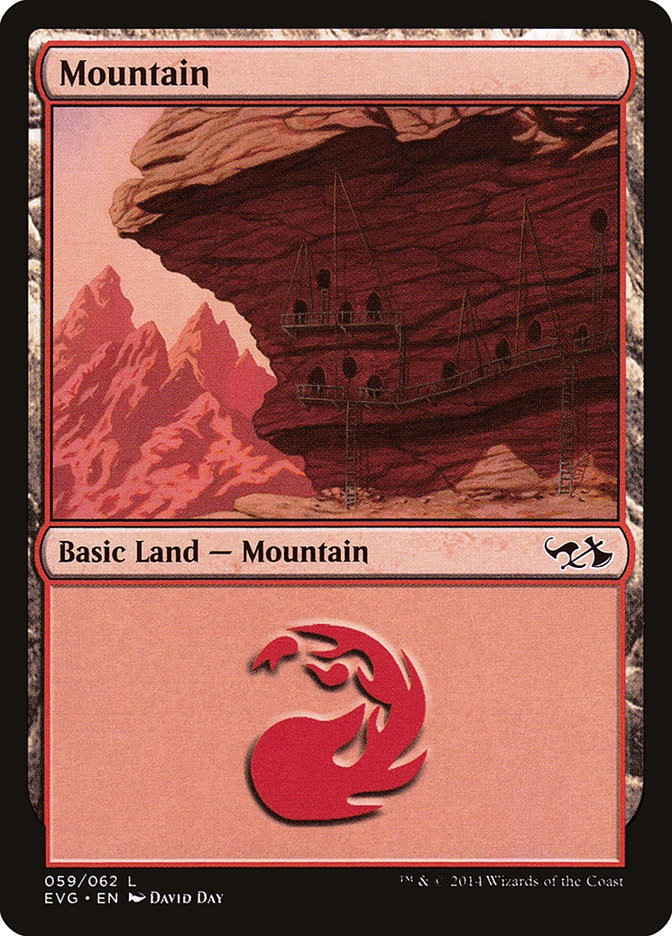 Mountain (59) (Elves vs. Goblins) [Duel Decks Anthology] | I Want That Stuff Brandon