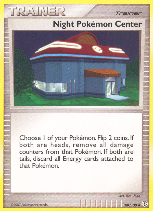 Night Pokemon Center (108/130) [Diamond & Pearl: Base Set] | I Want That Stuff Brandon