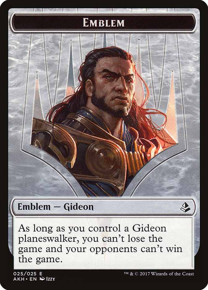 Gideon of the Trials Emblem [Amonkhet Tokens] | I Want That Stuff Brandon