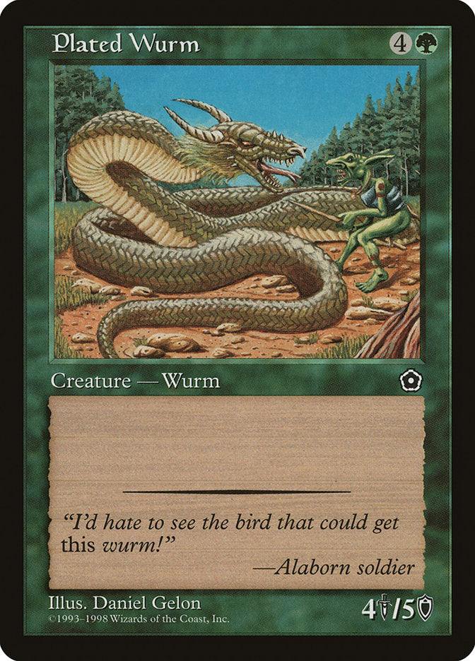 Plated Wurm [Portal Second Age] | I Want That Stuff Brandon
