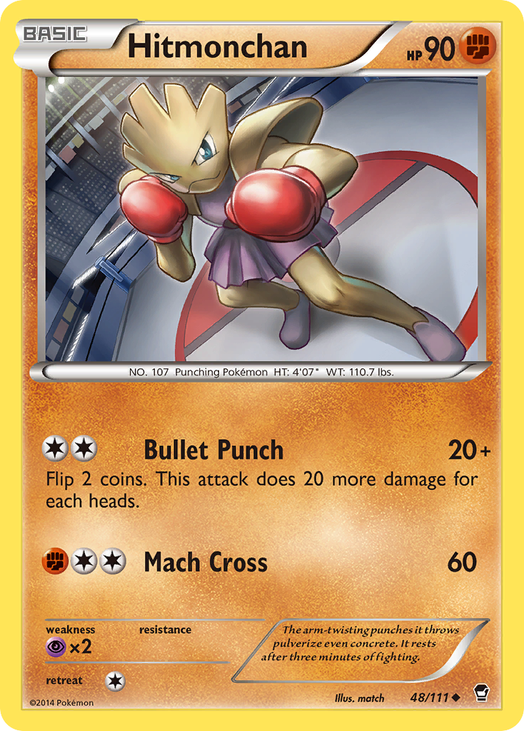 Hitmonchan (48/111) [XY: Furious Fists] | I Want That Stuff Brandon