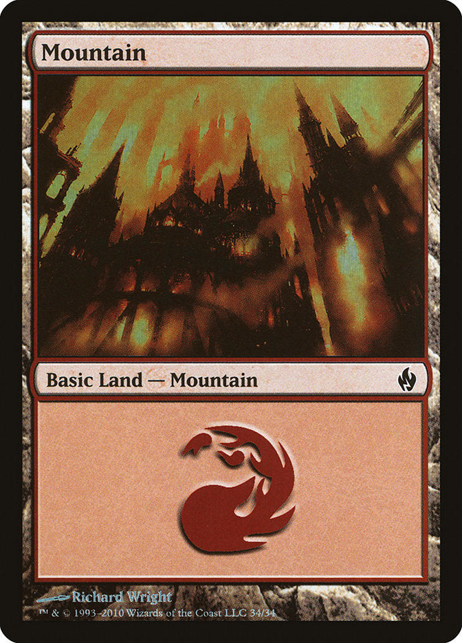 Mountain (34) [Premium Deck Series: Fire and Lightning] | I Want That Stuff Brandon