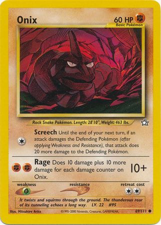 Onix (69/111) [Neo Genesis Unlimited] | I Want That Stuff Brandon
