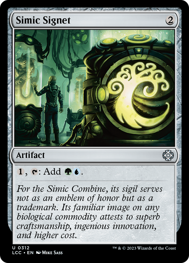 Simic Signet [The Lost Caverns of Ixalan Commander] | I Want That Stuff Brandon