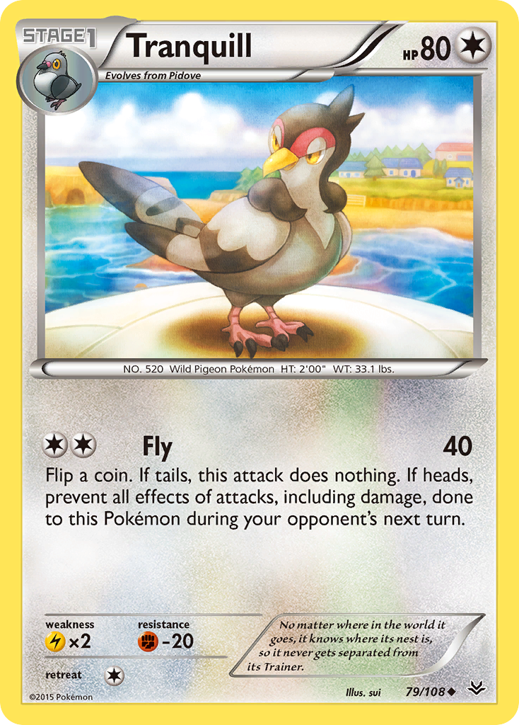 Tranquill (79/108) [XY: Roaring Skies] | I Want That Stuff Brandon