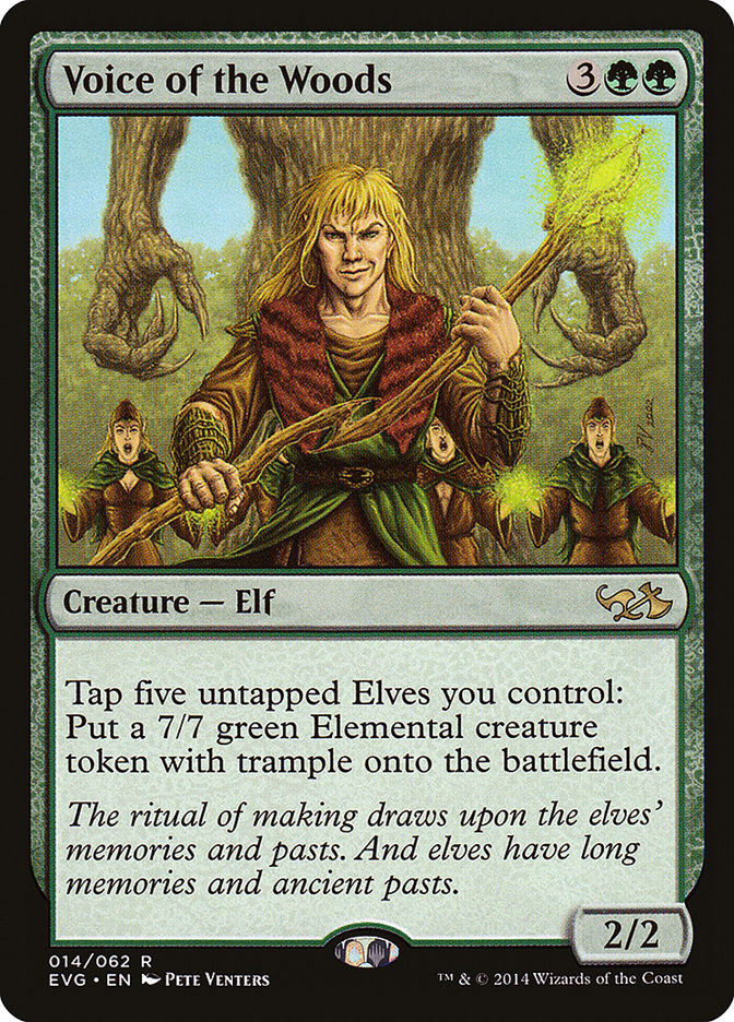 Voice of the Woods (Elves vs. Goblins) [Duel Decks Anthology] | I Want That Stuff Brandon