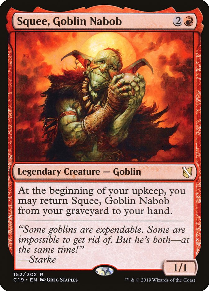 Squee, Goblin Nabob [Commander 2019] | I Want That Stuff Brandon