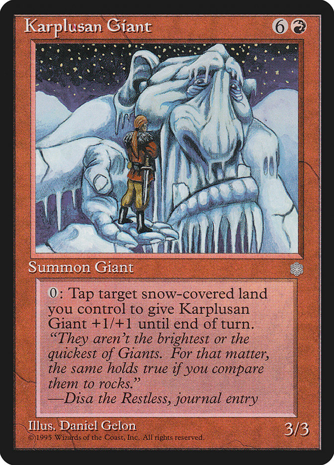 Karplusan Giant [Ice Age] | I Want That Stuff Brandon