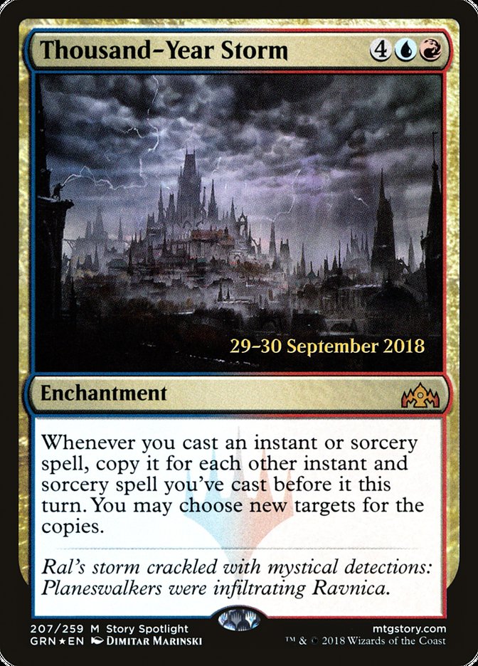 Thousand-Year Storm [Guilds of Ravnica Prerelease Promos] | I Want That Stuff Brandon