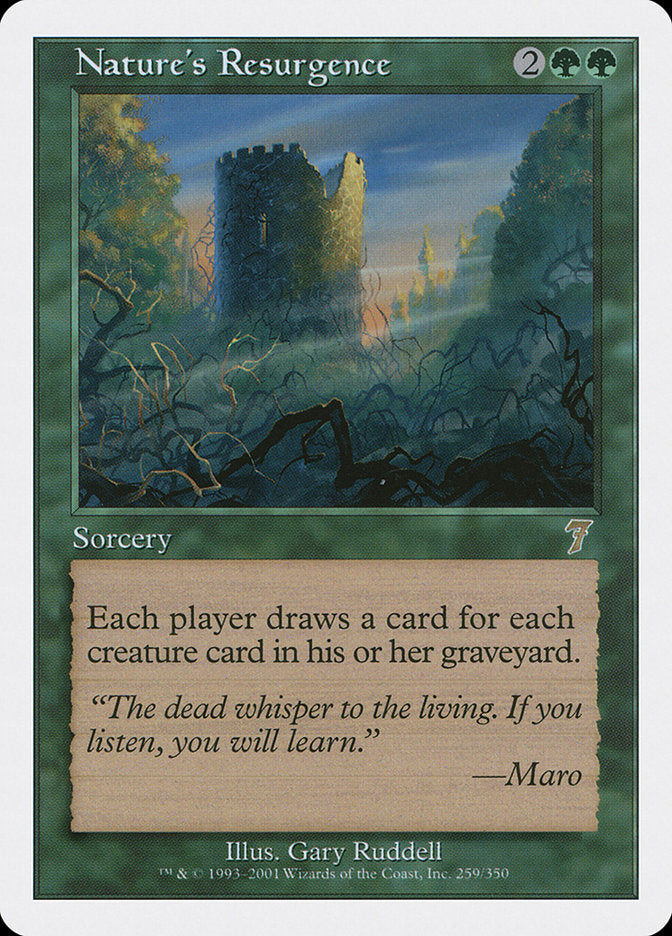 Nature's Resurgence [Seventh Edition] | I Want That Stuff Brandon