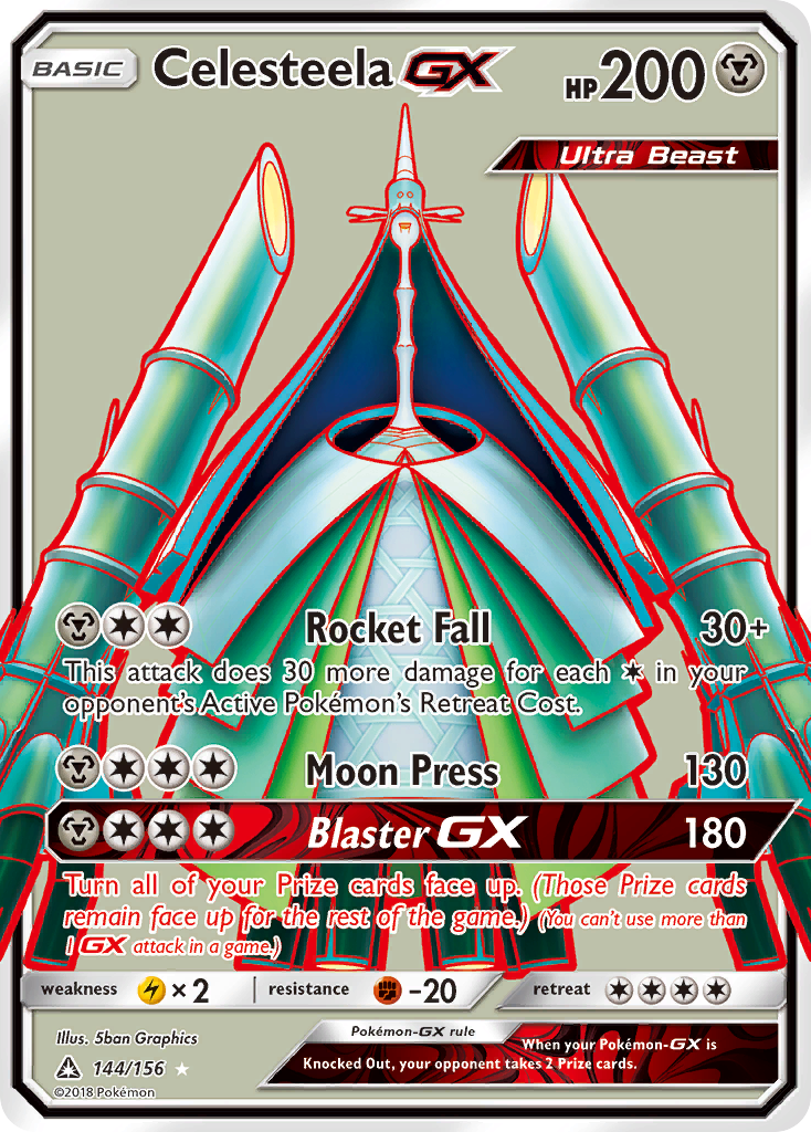 Celesteela GX (144/156) [Sun & Moon: Ultra Prism] | I Want That Stuff Brandon