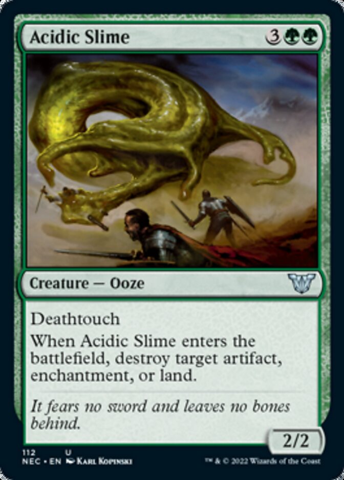 Acidic Slime [Kamigawa: Neon Dynasty Commander] | I Want That Stuff Brandon