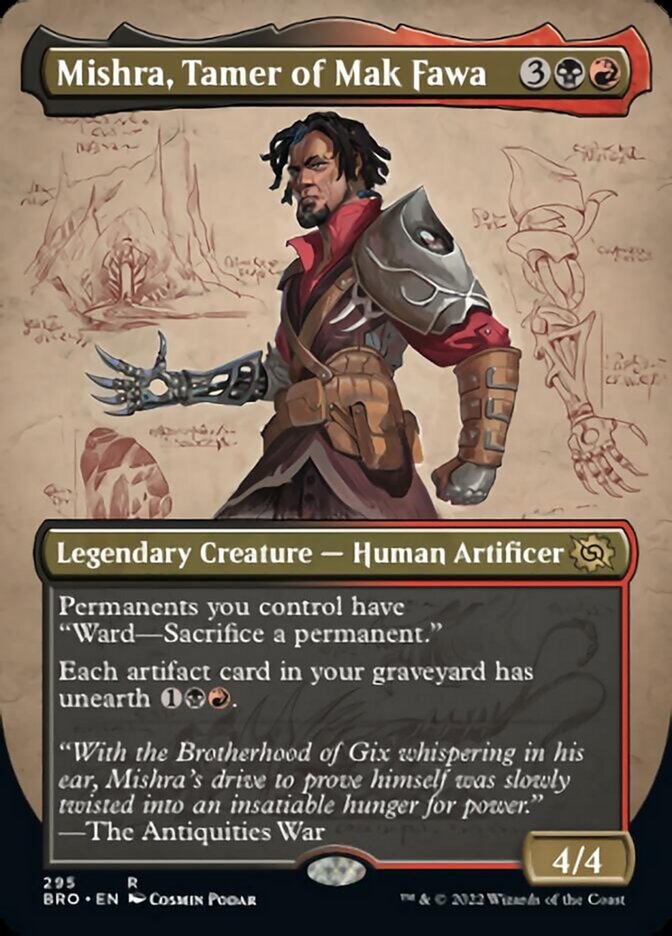 Mishra, Tamer of Mak Fawa (Borderless Alternate Art) [The Brothers' War] | I Want That Stuff Brandon