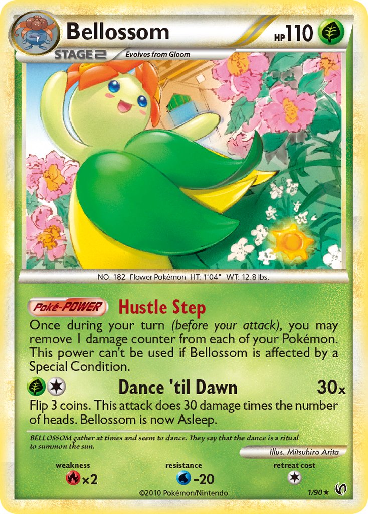 Bellossom (1/90) (Theme Deck Exclusive) [HeartGold & SoulSilver: Undaunted] | I Want That Stuff Brandon