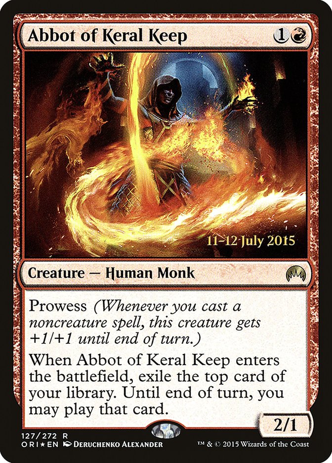 Abbot of Keral Keep [Magic Origins Prerelease Promos] | I Want That Stuff Brandon