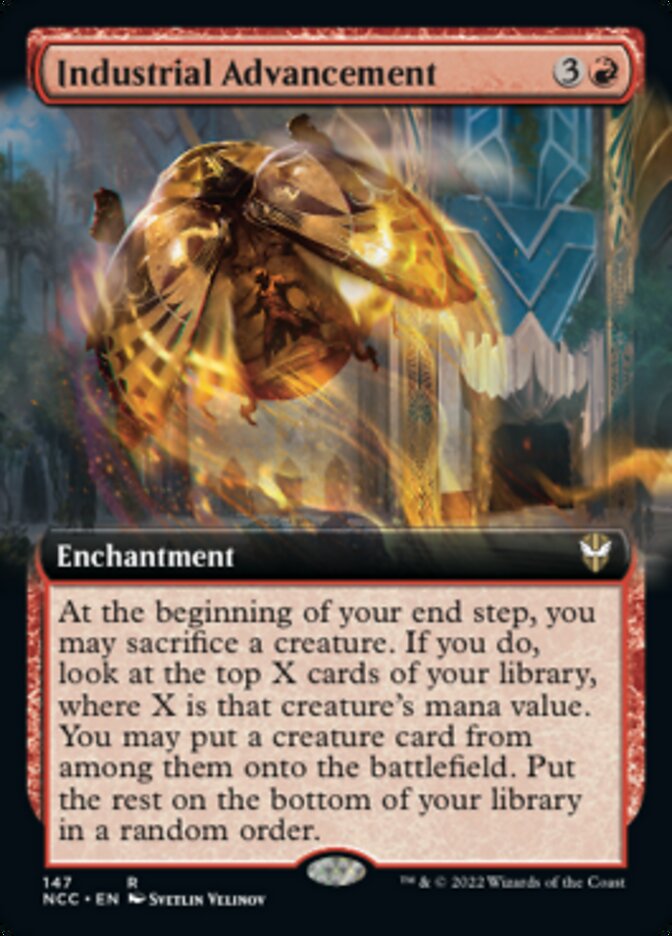 Industrial Advancement (Extended Art) [Streets of New Capenna Commander] | I Want That Stuff Brandon