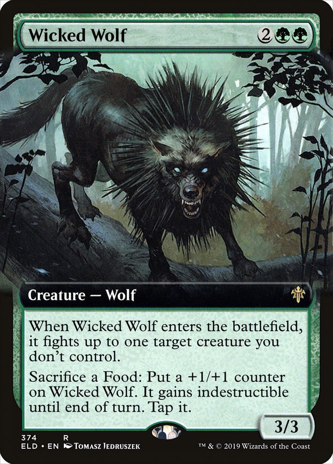 Wicked Wolf (Extended Art) [Throne of Eldraine] | I Want That Stuff Brandon