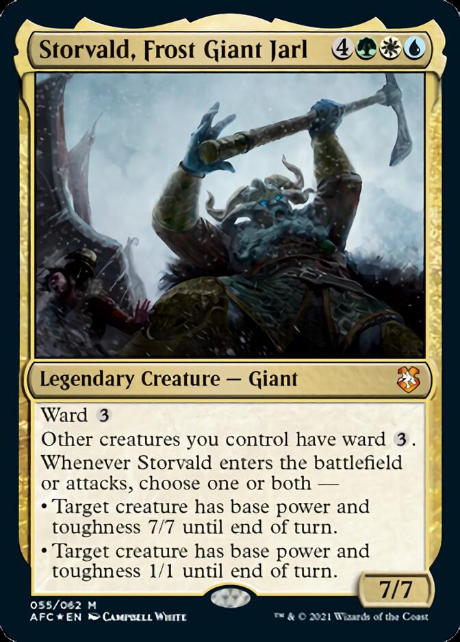 Storvald, Frost Giant Jarl [Dungeons & Dragons: Adventures in the Forgotten Realms Commander] | I Want That Stuff Brandon