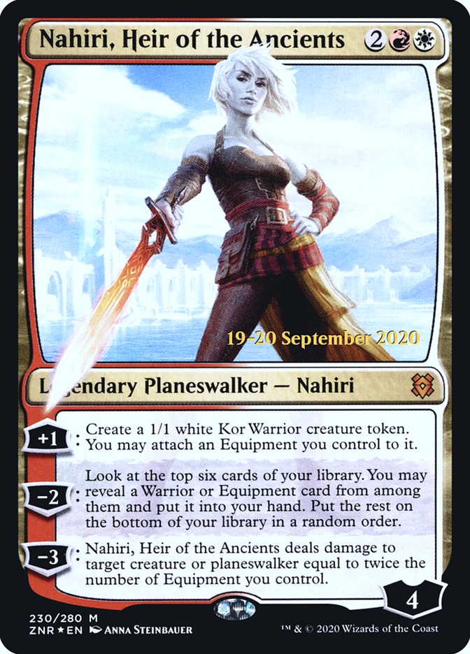 Nahiri, Heir of the Ancients [Zendikar Rising Prerelease Promos] | I Want That Stuff Brandon