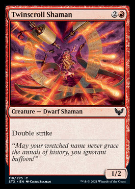 Twinscroll Shaman [Strixhaven: School of Mages] | I Want That Stuff Brandon