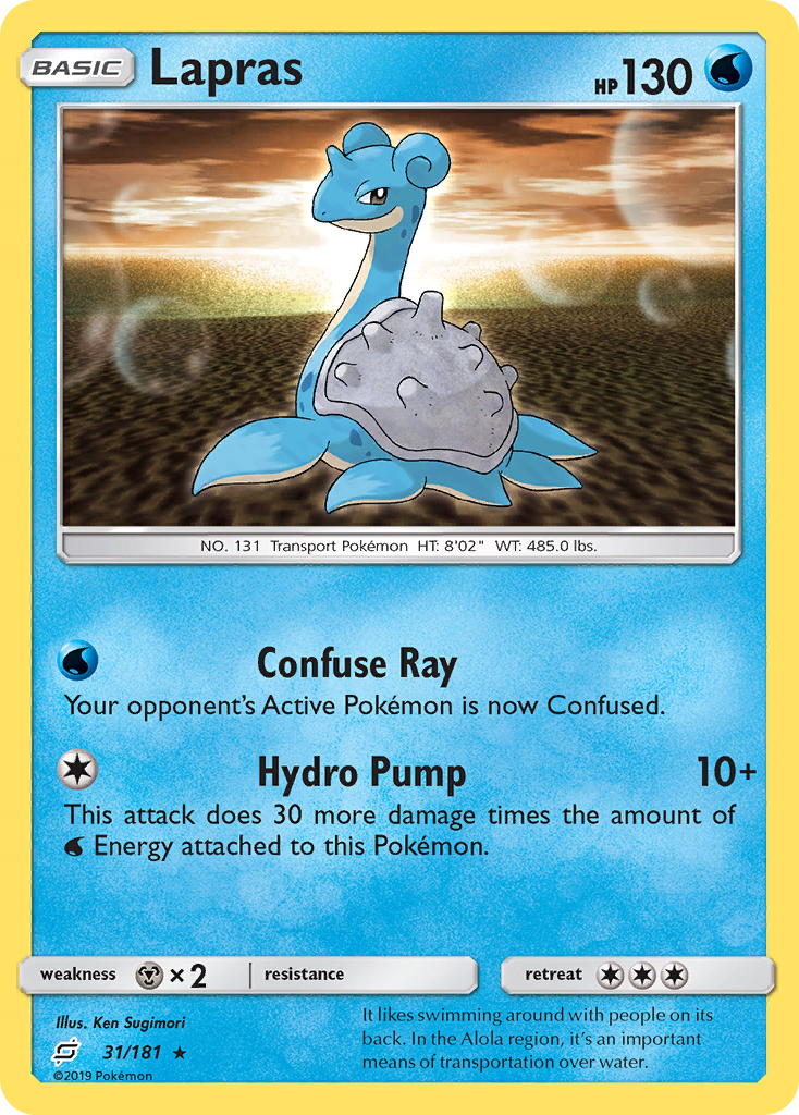 Lapras (31/181) [Sun & Moon: Team Up] | I Want That Stuff Brandon