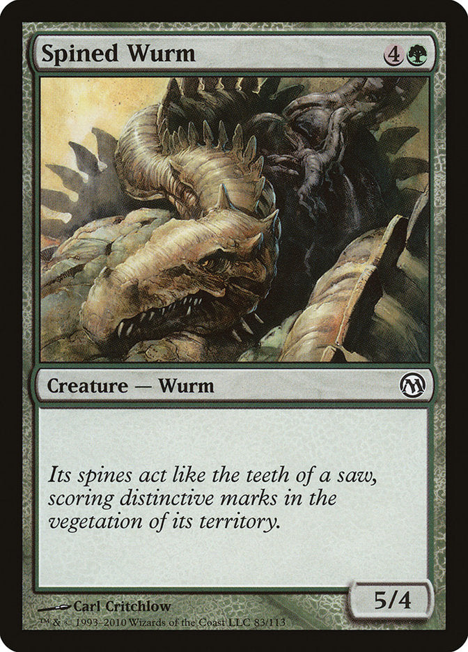 Spined Wurm [Duels of the Planeswalkers] | I Want That Stuff Brandon