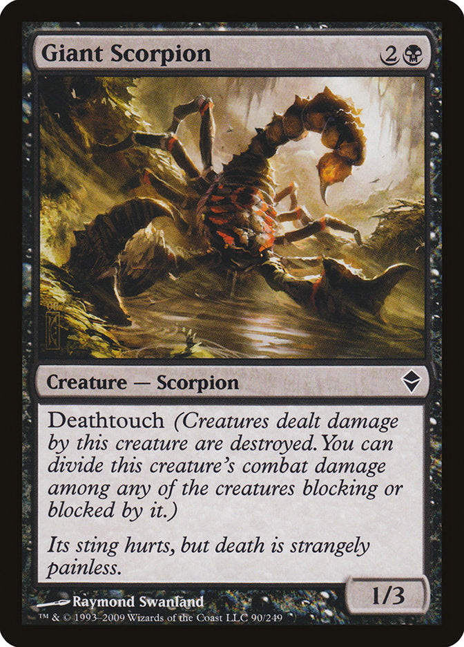 Giant Scorpion [Zendikar] | I Want That Stuff Brandon