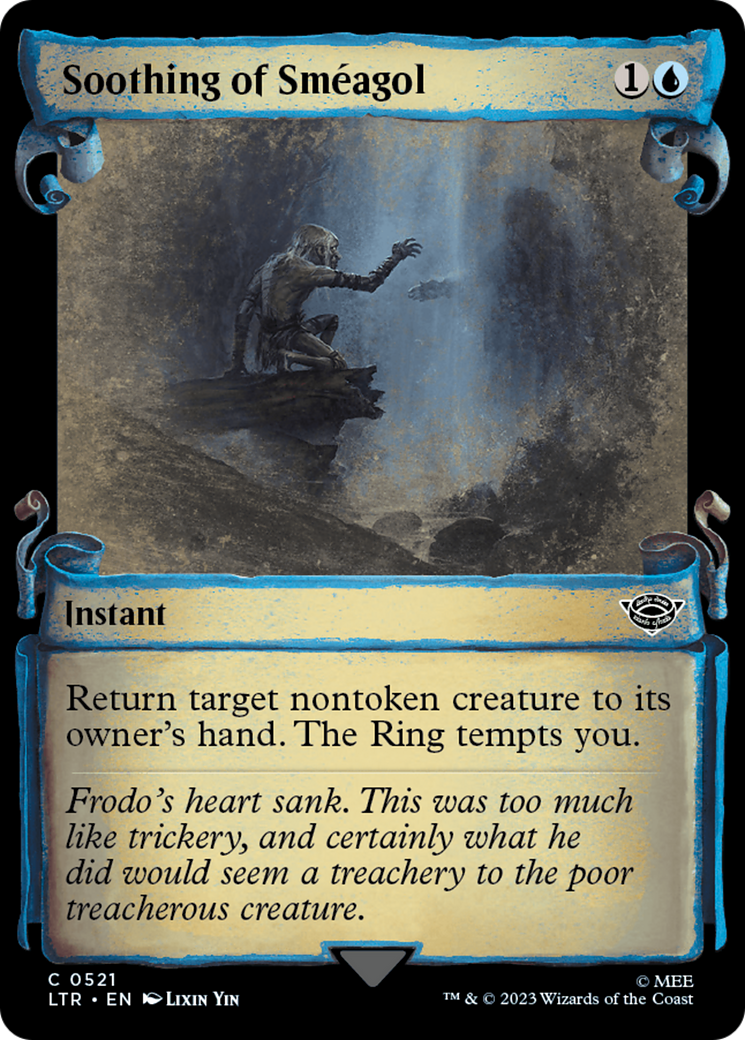 Soothing of Smeagol [The Lord of the Rings: Tales of Middle-Earth Showcase Scrolls] | I Want That Stuff Brandon